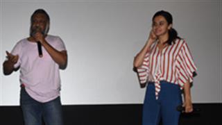 Anubhav Sinha and Tapsee Pannu at a Private Screening of ‘Mulk’