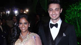 Arpita & Ayush's wedding reception a star studded event