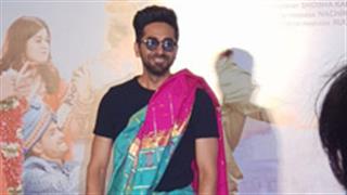 Ayushmann Khurrana just stole thunders by donning a saree in 'Dream Girl' trailer launch event!