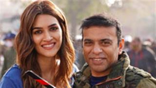 Kriti Sanon shares a string of BTS pictures from the 1st Day of the 1st film shoot in 2021!