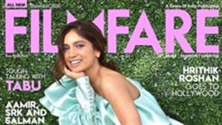 Bhumi Pednekar looks drop dead in a stunning organza high low dress on the cover page of Filmfare December 2020 issue!