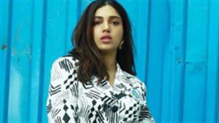 Bhumi Pednekar looks classy and chic in a shirt and a skirt sustainable mix and match  ensemble!