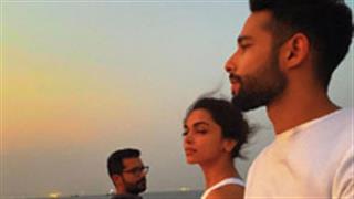 Deepika Padukone and Siddhant Chaturvedi enjoy the sunset with their director Shakun Batra!