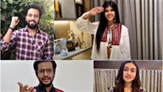 Dhollywood stars like Khushi Shah, Mitra Gadhvi, Pratik Gandhi and others join Paripatra campaign, a peace appeal for Covid_19