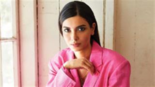 Diana Penty looks vivacious and vibrant in wore a handwoven pink oversized pantsuit by Ekaya!