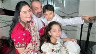 Lowkey celebrations with family for Diwali this year in Dubai for Sanjay Dutt!