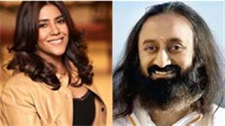 Ekta Kapoor is all set to invoke peace within and have a 'Heart to Heart' with Sri Sri Ravishankar