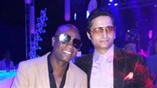 Faizan Ansari with Hollywood musical artist  Jerry Wonda