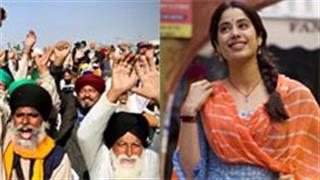 बॉलीवुड पर दिखा किसान आंदोलन का असर, जान्हवी कपूर की फिल्म की शूटिंग रुकी!