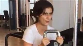 Fatima Sana Shaikh sweating it out for her next