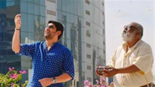 Team Fraud Saiyaan come together to celebrate the festival of kites!