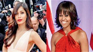 Freida Pinto joins forces with Michelle Obama for a cause