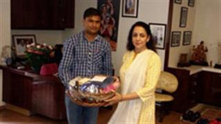 Hema's special treat for the man who saved her life