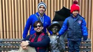 Himansh Kohli's New Year celebration with Tusshar and Laksshya Kapoor!