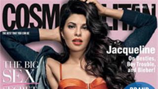 Jacqueline raises the temprature high on Cosmopolitan cover