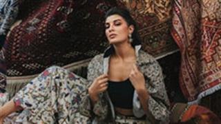 Jacqueline oozes glamour in the inside shots of her latest magazine shoot