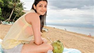 Exclusive Pictures straight from Kajal's beach holiday