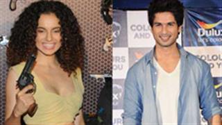 Why is Shahid afraid to work with Kangna?