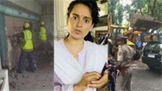 बीएमसी ने कंगना का कार्यालय ढहाना किया शुरू, अभिनेत्री बोली 'बाबर आया है'
