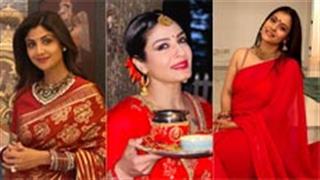 शिल्पा शेट्टी से लेकर मीरा राजपूत तक, ऐसे मनाया बॉलीवुड सेलेब्स ने करवा चौथ!