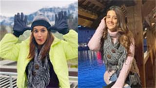 Check out the Sibling Camaraderie between Kriti and Nupur Sanon in Lucerne, Switzerland