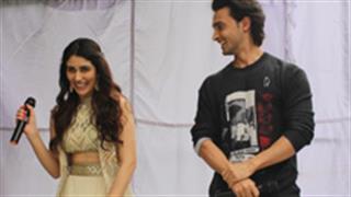 Aayush Sharma and Warina Hussain visits ITM college in Vadodara for Loveratri promotions