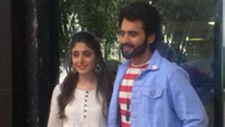 Mitron stars Jackky Bhagnani and Kritika Kamra visits ASM College in Pune