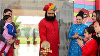 Shooting of 'MSG Online Gurukul' starts with a bang...