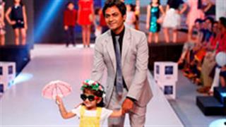 Nawazuddin Siddiqui walks the ramp for kids fashion show