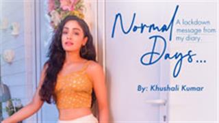 Normal Days by Khushali Kumar is nothing short of motivation to brighten the dull days!