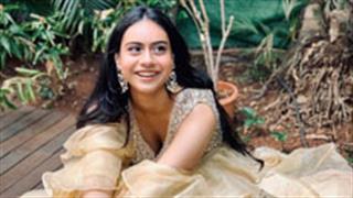 Nysa Devgn donned up in pixie gold, for a wedding 