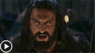 Watch Ranveer Singh in his true elements as Alauddin Khilji in 'Khalibali'!