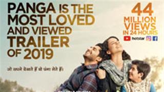 Panga is the most loved and viewed trailer of 2019!