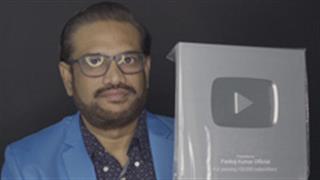 Singer Pankaj Kumar hit 100k Subscriber and Got Silver Play button on Youtube