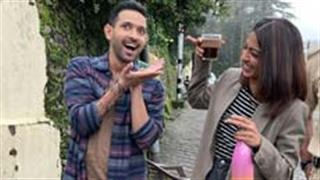 Shoot mode on: Radhika Apte shares a BTS candid moment with co-star Vikrant Massey
