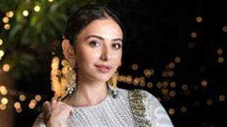 Rakulpreet Singh sparkles away in white and gold like a star on Diwali nights!