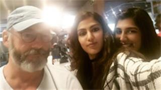 Rhea Chakraborty's fan girl moment with Liam Cunningham