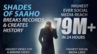 Breaking records again, Shades of Saaho chapter 2 attains highest social media reach