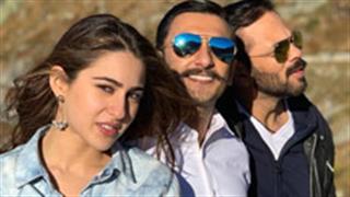 Ranveer - Sara soak up the Swiss Sun with Rohit Shetty!