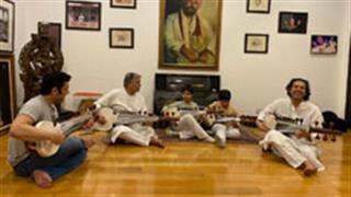 Three generations come together to make melody with Saord on Gurupurnima 