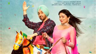 DILJIT AND NEERU BOTH RIDING HORSES ON POSTER 2 OF SHADAA