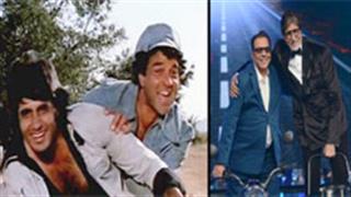 Big B, Dharmendra recreate 'Sholay' magic on TV show
