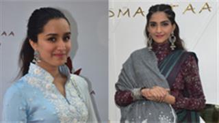 Shraddha Kapoor and Sonam Kapoor unveil a new collection of Padmini Kolhapure's PadmaSitaa!