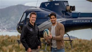 Sidharth has a fan moment in New Zealand
