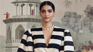 Sonam Kapoor Ahuja looks awe inspiring and elegant in the Emilia Wickstead, monochromatic gown!