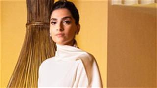 Sonam Kapoor Ahuja looks elegant and suave in Mrs. Ross Kaftan, ivory ensemble!