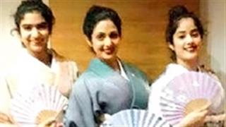 Sridevi and daughters don the kimono