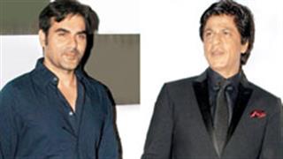 Sallu listening? SRK and Arbaaz seen partying together! 