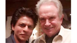 SRK meets his 'favourite star' Warren Beatty!