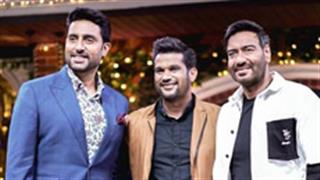 Way before the trailer release, Abhishek Bachchan, Ajay Devgn & Soham Shah starts promoting 'The Big Bull'! 